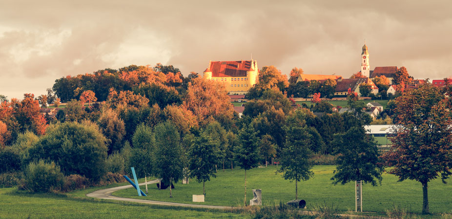 Stadt Erbach, Donau die junge Donaustadt bei Ulm in BadenWürttemberg