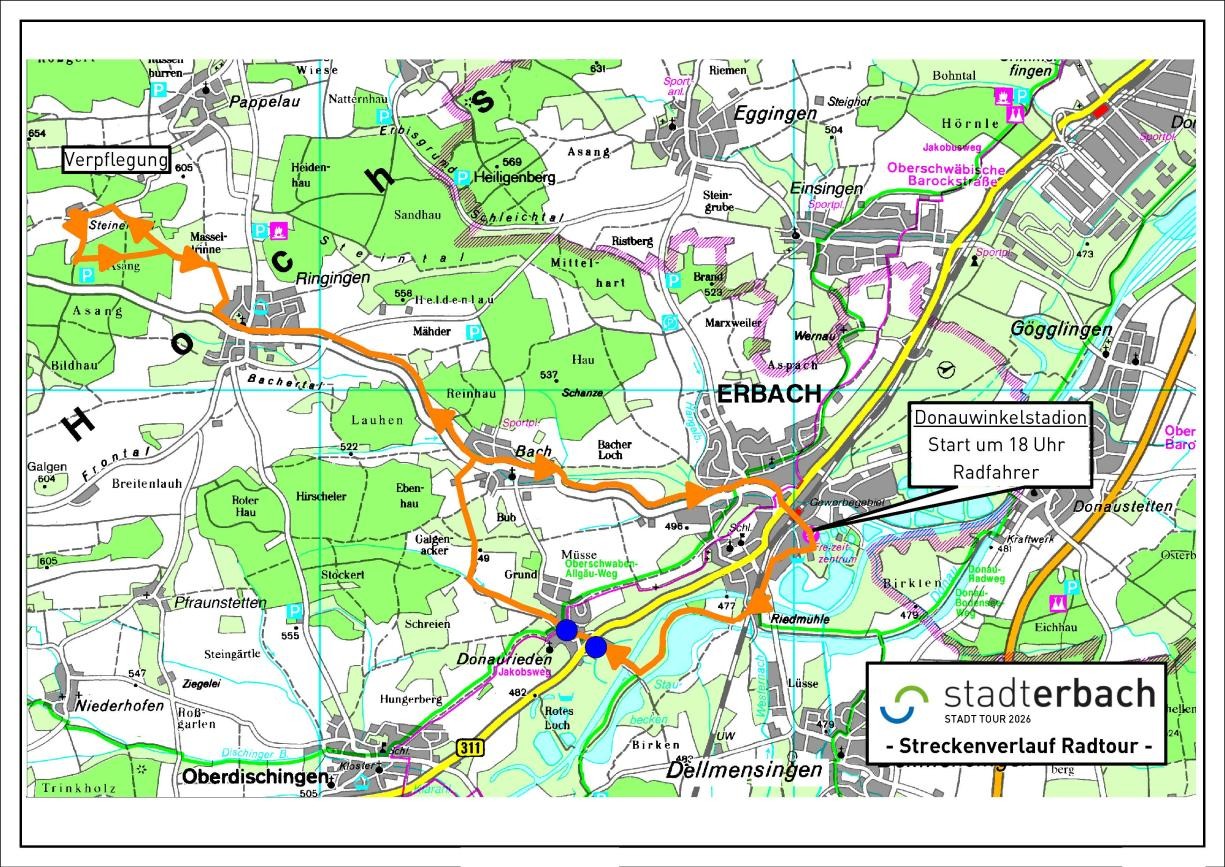 Radtour Route