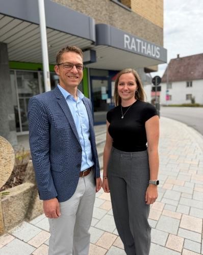 Bürgermeister Gaus und Frau Weiß, Ordnungsamt Bürgermeister Gaus und Frau Weiß, Ordnungsamt