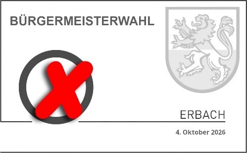 Symbolbild Bürgermeisterwahl Stadt Erbach